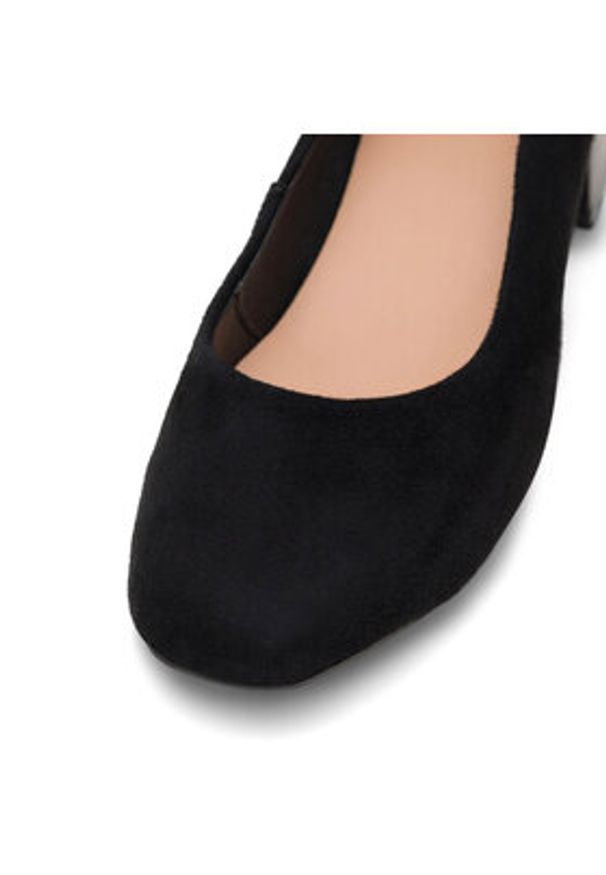 Lasocki Czółenka RST-AGNES-01 Czarny. Kolor: czarny. Materiał: zamsz, skóra