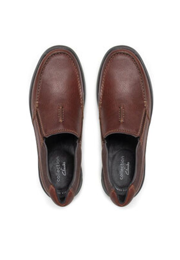 Clarks Półbuty Cotrell Free 261315667 Brązowy. Kolor: brązowy. Materiał: skóra