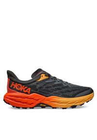 HOKA - Hoka Buty do biegania Speedgoat 5 Wide 1123159 Czarny. Kolor: czarny. Materiał: materiał