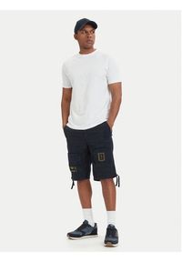 Aeronautica Militare Szorty materiałowe 261BE0041UCT01122 Granatowy Regular Fit. Kolor: niebieski. Materiał: bawełna #4