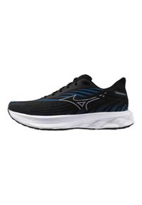 Buty do biegania męskie Asics Mizuno Wave Skyrise 6. Kolor: biały, niebieski, wielokolorowy, czarny. Materiał: materiał, syntetyk. Szerokość cholewki: normalna. Model: Mizuno Wave. Sport: bieganie #1