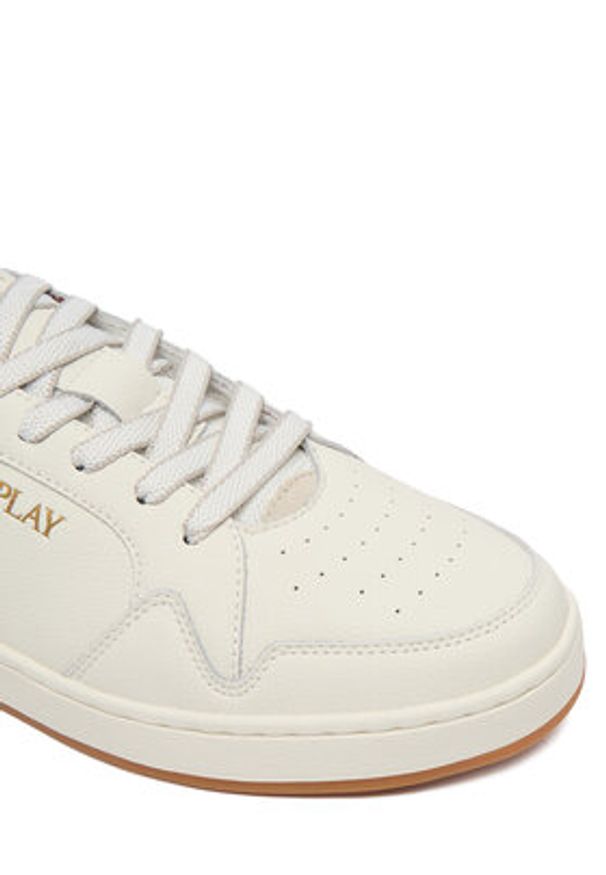 Replay - REPLAY Sneakersy GMZ3B .000.C0032L Biały. Kolor: biały. Materiał: skóra