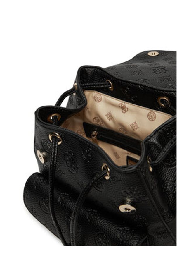 Guess Plecak HWPG93 49310 Czarny. Kolor: czarny. Materiał: skóra