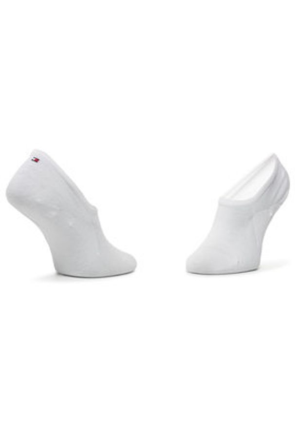 TOMMY HILFIGER - Tommy Hilfiger Zestaw 2 par niskich skarpet męskich 382024001 Biały. Kolor: biały. Materiał: materiał