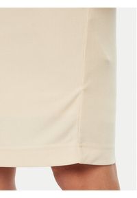 Guess Spódnica midi W5RD53 KAQL2 Beżowy Regular Fit. Kolor: beżowy. Materiał: syntetyk