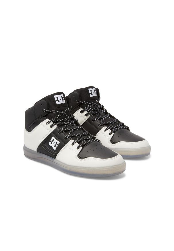 DC Shoes - Buty dla Mężczyzn DC CURE Czarny. Kolor: szary. Materiał: poliester, skóra, syntetyk, materiał. Szerokość cholewki: normalna