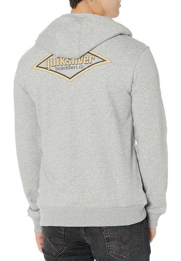 Bluza sportowa męska Quiksilver Quik Words. Kolor: szary. Materiał: bawełna, poliester
