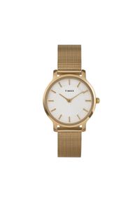 Timex Zegarek Transcend TW2Y10300 Złoty. Kolor: złoty