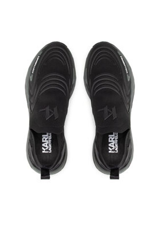 Karl Lagerfeld - KARL LAGERFELD Sneakersy KL52415 Czarny. Kolor: czarny. Materiał: materiał