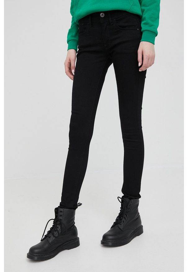 G-Star RAW - G-Star Raw - Jeansy Lynn. Kolor: czarny
