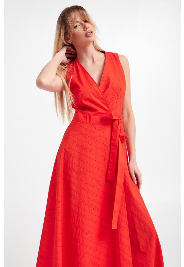 Twinset Milano - Sukienka kopertowa TWINSET. Typ sukienki: kopertowe