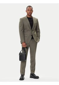 Calvin Klein Saszetka Raised Reporter LV04D3160G Czarny. Kolor: czarny. Materiał: skóra #1