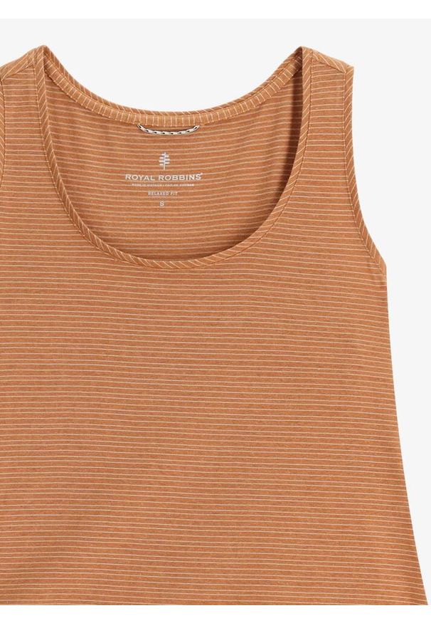 ROYAL ROBBINS - Tank top damski Royal Robbins Vacationer Boxy Tank. Kolor: pomarańczowy
