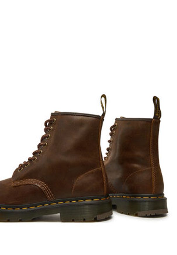 Dr. Martens Trapery 32010205 Brązowy. Kolor: brązowy. Materiał: skóra
