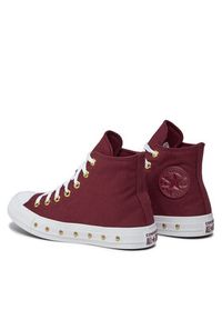 Converse Trampki Chuck Taylor All Star Star Studded A07906C Bordowy. Kolor: czerwony. Materiał: materiał