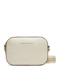 TOMMY HILFIGER - Tommy Hilfiger Torebka AW0AW17450 Écru. Materiał: skórzane