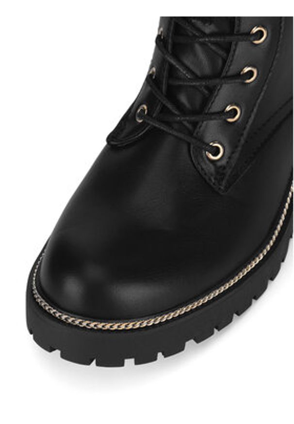 Jenny Fairy Trzewiki WS5260-01 Czarny. Kolor: czarny. Materiał: skóra