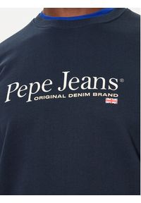 Pepe Jeans Bluza PM582699 Granatowy Regular Fit. Kolor: niebieski. Materiał: bawełna #5