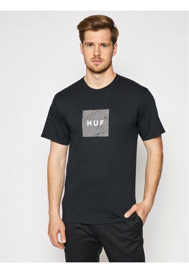 HUF T-Shirt Typ produktu TS01328 Czarny Regular Fit. Kolor: czarny. Materiał: bawełna