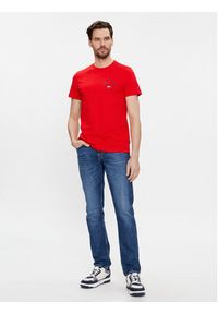 TOMMY HILFIGER - Tommy Hilfiger T-Shirt Arch Varsity MW0MW33689 Czerwony Regular Fit. Kolor: czerwony. Materiał: bawełna #4