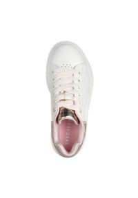 skechers - Buty sportowe Sneakersy dziewczęce, Hi Ridge. Okazja: na co dzień. Kolor: biały, różowy, wielokolorowy. Sport: turystyka piesza