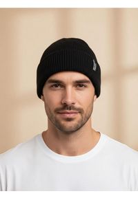 Sinsay - Czapka beanie - czarny. Kolor: czarny #1