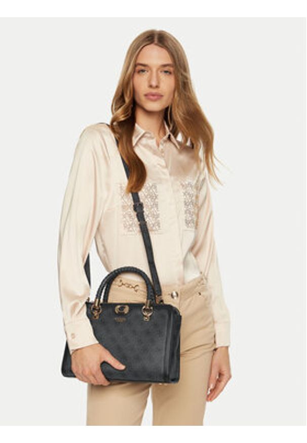 Guess Torebka HWSG95 40060 Czarny. Kolor: czarny. Materiał: skórzane