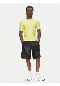 Adidas - adidas T-Shirt Fashion Cut Line JD1286 Żółty Slim Fit. Kolor: żółty. Materiał: syntetyk