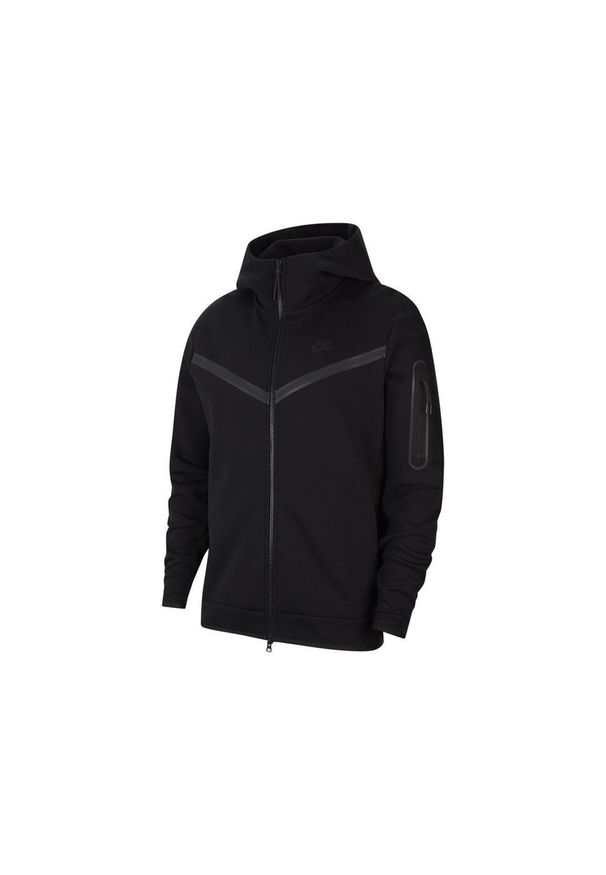 Dres męski sportowy Nike NSW TECH FLEECE. Kolor: czarny. Materiał: dresówka