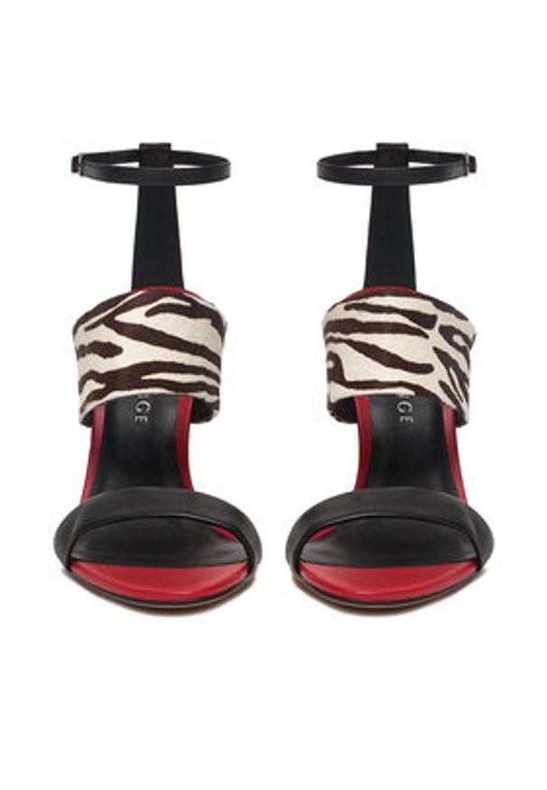 Eva Minge Sandały EO-NADIA-LT2035-2-2 Kolorowy. Materiał: syntetyk, skóra. Wzór: kolorowy