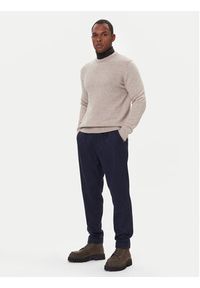 Barbour Sweter Essential Tisbury MKN0844ST51 Beżowy Regular Fit. Kolor: beżowy. Materiał: wełna #5