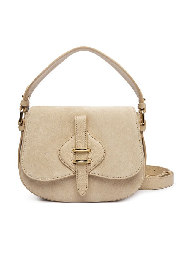 Coccinelle Torebka Coccinellemavery E1 U7H 18 02 01 Beżowy. Kolor: beżowy. Materiał: skórzane, zamszowe