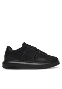 Karl Lagerfeld - KARL LAGERFELD Sneakersy Kapri KL52542F Czarny. Kolor: czarny. Materiał: nubuk, skóra #1