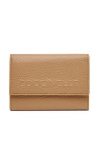 Coccinelle Duży Portfel Damski E2 QBB 11 D6 01 Brązowy. Kolor: brązowy. Materiał: skóra