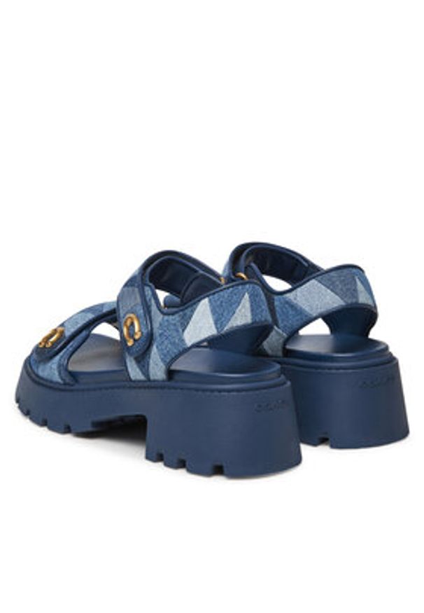 Coach Sandały Brynn CAR59 Niebieski. Kolor: niebieski. Materiał: materiał