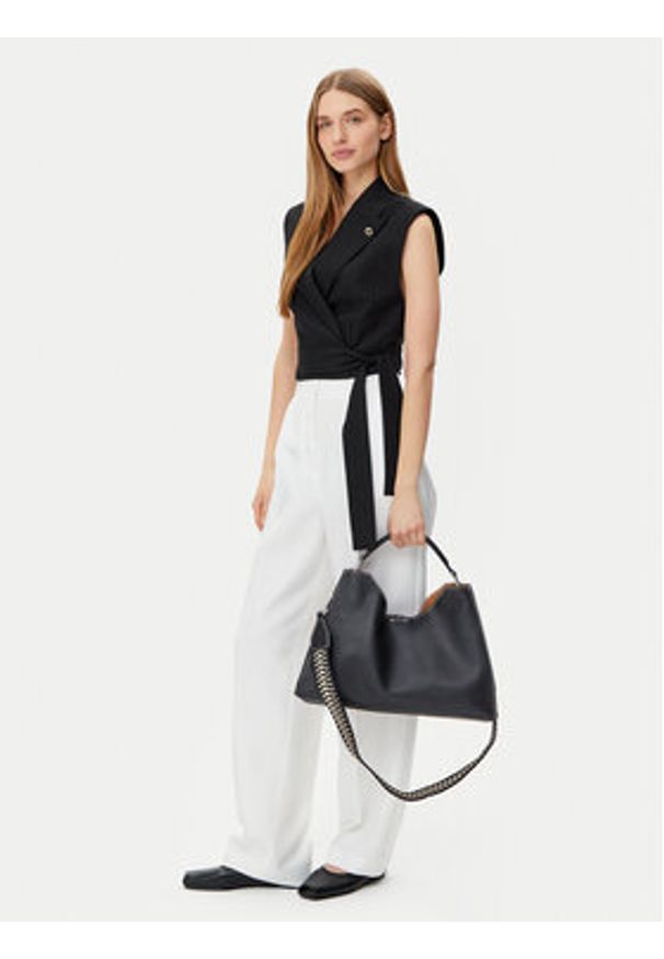 Gianni Chiarini Torebka Aurora BS 10566 RNGDBL-NAETN Czarny. Kolor: czarny. Materiał: skórzane