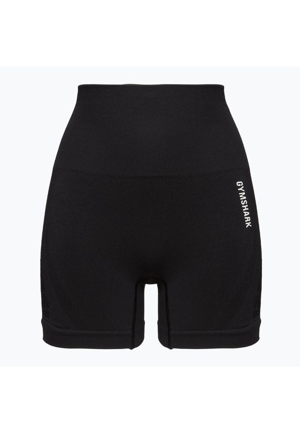 GYM SHARK - Spodenki treningowe damskie Gymshark Energy Seamless. Kolor: czarny