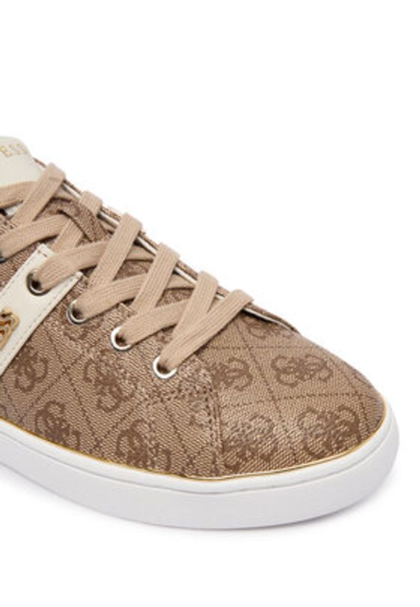 Guess Sneakersy 179118 Beżowy. Kolor: beżowy. Materiał: skóra