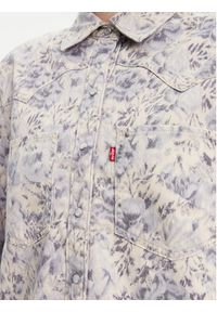 Levi's® Koszula jeansowa Teodora Western A7244-0051 Błękitny Relaxed Fit. Kolor: niebieski. Materiał: bawełna