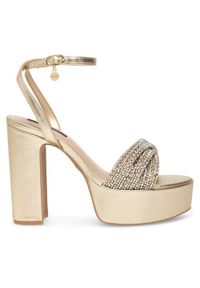 Nine West Sandały WFA2736-1 Złoty. Kolor: złoty. Materiał: syntetyk #1