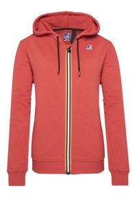 K-Way Bluza Arnel K4115ZW Czerwony Regular Fit. Kolor: czerwony. Materiał: bawełna #3