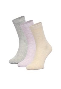 Nine West Skarpety CEO_BR_NW_25080_W_AW25 (3 PACK) Kolorowy. Materiał: materiał, bawełna. Wzór: kolorowy