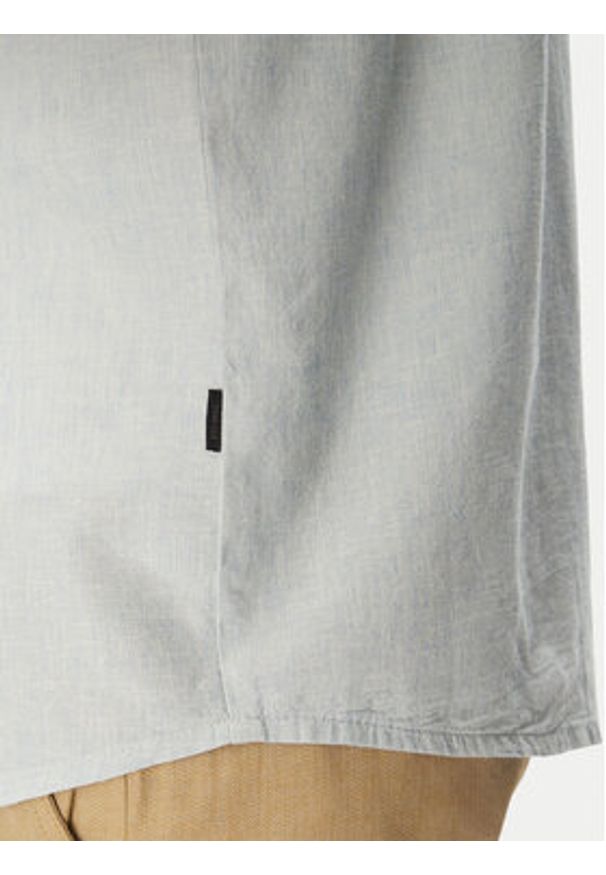 INDICODE Koszula Giulionus 20-402 Szary Regular Fit. Kolor: szary. Materiał: bawełna