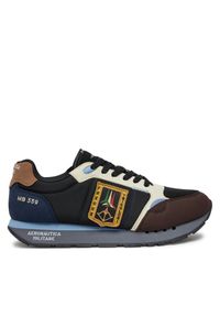 Sneakersy Aeronautica Militare. Kolor: niebieski