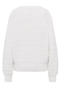 Mustang Sweter Silas 1016782 Écru Regular Fit. Materiał: syntetyk #8