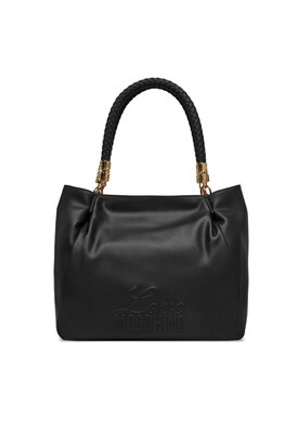 Love Moschino - LOVE MOSCHINO Torebka JC4225PP0OKA0000 Czarny. Kolor: czarny. Materiał: skórzane