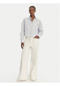 Calvin Klein Jeans Koszula LV047F105G Błękitny Relaxed Fit. Kolor: niebieski. Materiał: bawełna #4