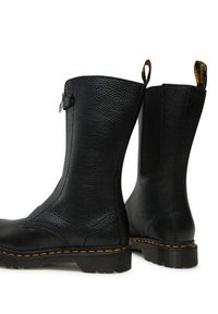 Dr. Martens Glany 1B99 Front Zip 32053001 Czarny. Kolor: czarny. Materiał: skóra #5