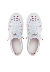 skechers - Skechers Sneakersy Love Brigade 113951/WRPK Biały. Kolor: biały. Materiał: materiał