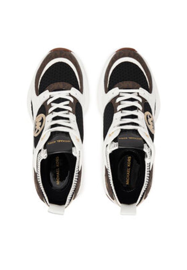 MICHAEL Michael Kors Sneakersy Zuma 43T5ZUFS1B Brązowy. Kolor: brązowy. Materiał: materiał